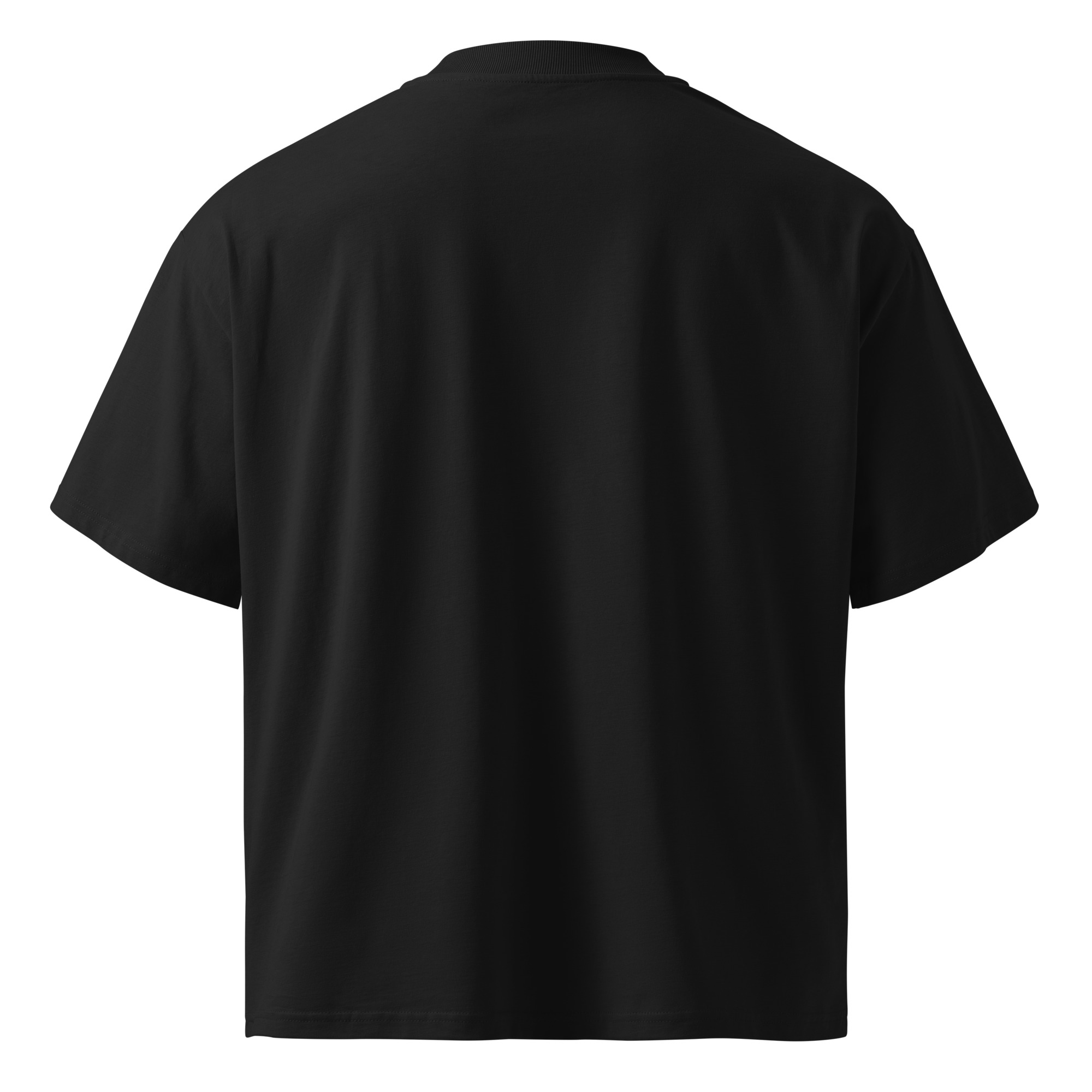 Unisex organic oversized high neck t-shirt - Image 5