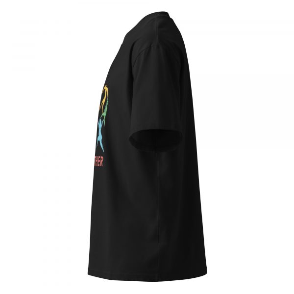 Unisex organic oversized high neck t-shirt - Image 8