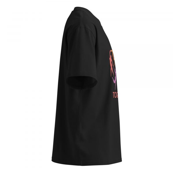 Unisex organic oversized high neck t-shirt - Image 11