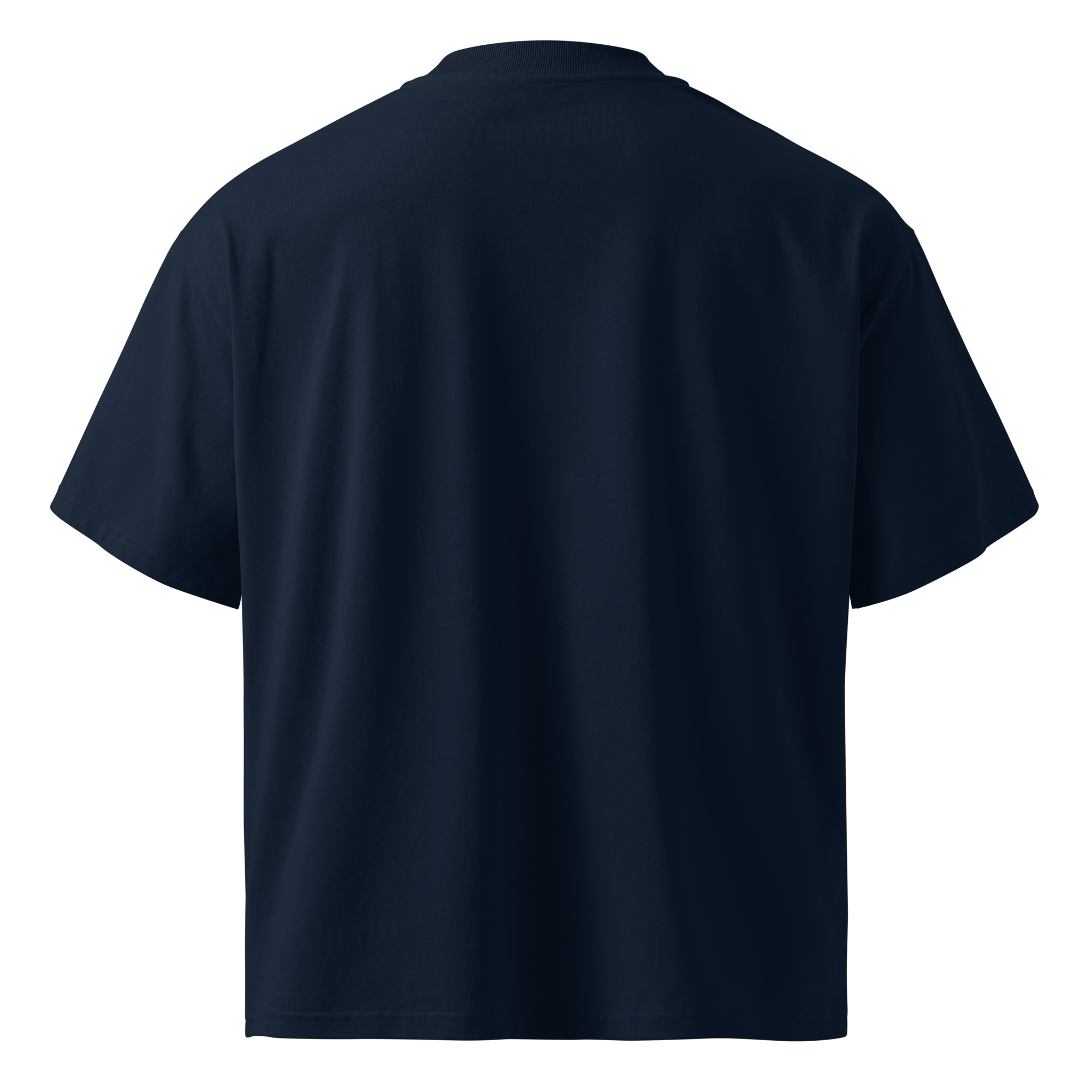 Unisex organic oversized high neck t-shirt - Image 4