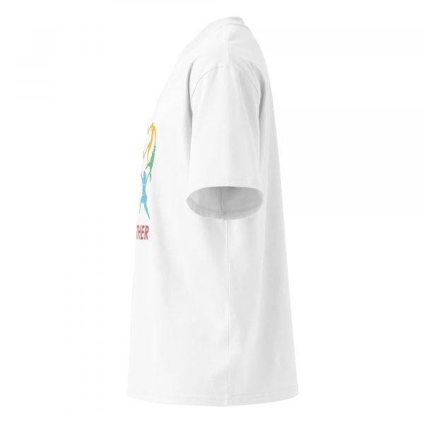 Unisex organic oversized high neck t-shirt - Image 9